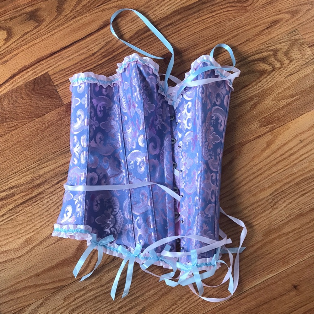 Pink and Blue Small/Medium corset